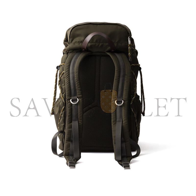 PRADA SPEEDROCK RE-NYLON AND LEATHER BACKPACK 2VZ123 (46*28*22cm)